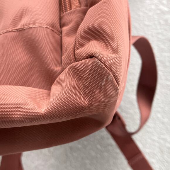 Open Story Target Rose Pink Gray Adjustable Straps Pockets Zip Mini Backpack Bag - Picture 7 of 12
